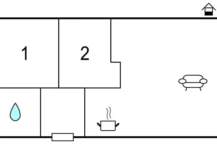Prázdninový dům 2 Bedroom Cozy In